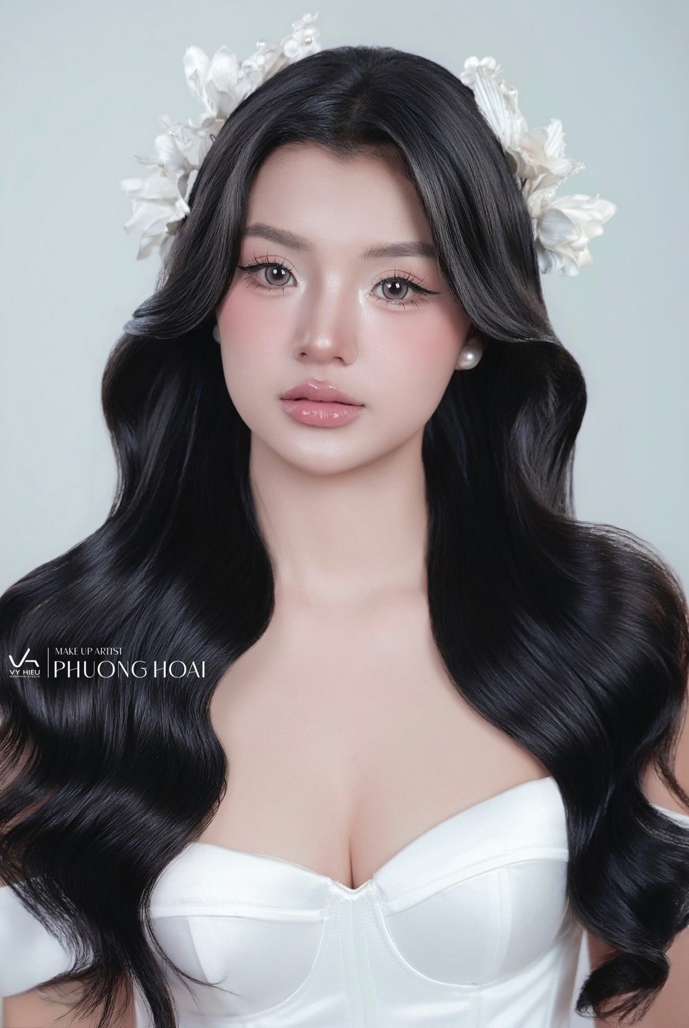Cô dâu được trang điểm bởi Vy Hieu Bridal